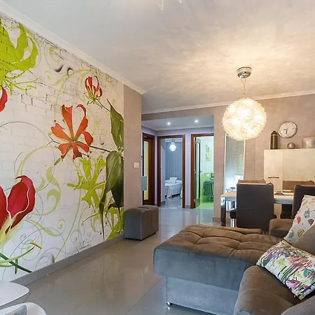 Apartamento Palmeira, 4 Pers. Playa, Piscina Y Garaje